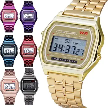 Fashion Women Female Men Quartz Watch Waterproof LED Digital Business Watches Gold Sport Wristwatch Thanksgiving Christmas Gift
Fashion Women Female Men Quartz Watch Waterproof LED Digital Business Watches Gold Sport Wristwatch Thanksgiving Christmas Gift