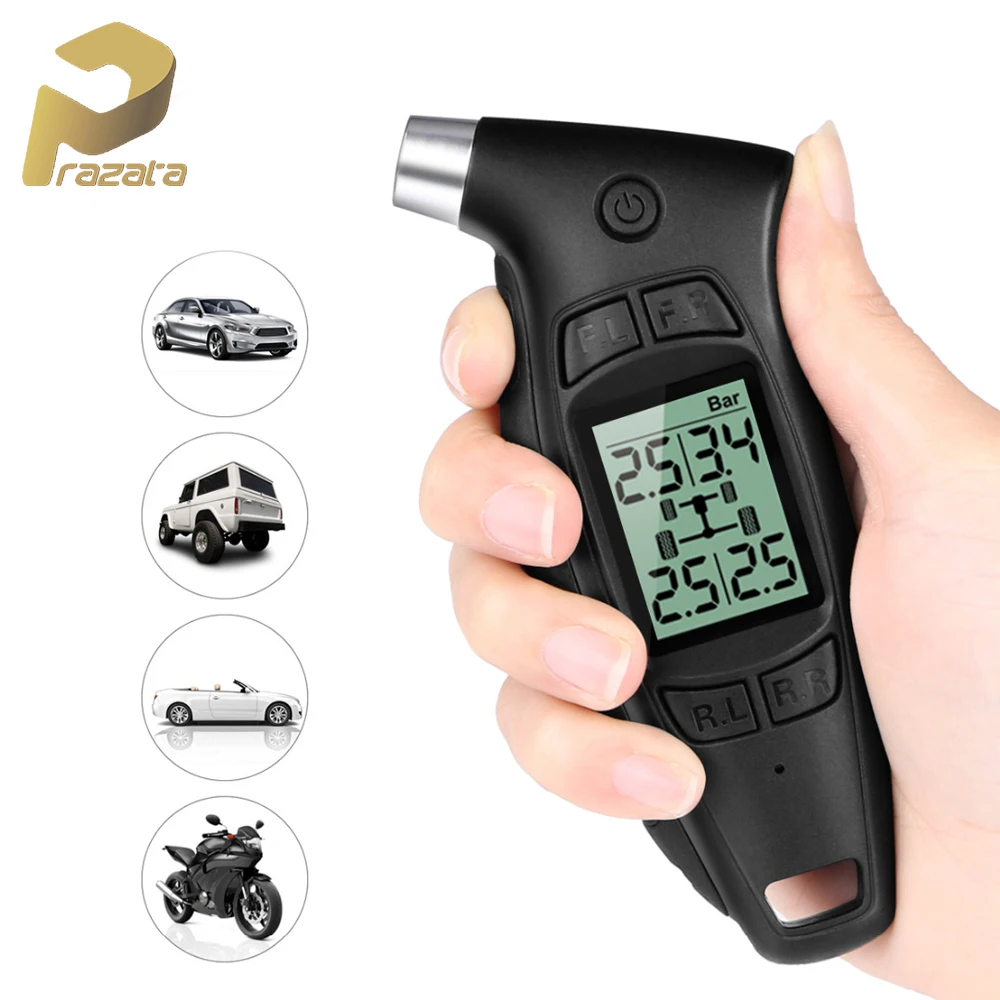 Prazata Tire Pressure Gauge Meter For PCP Handheld Digital Tire Pressure Monitoring System Car TPMS Steelmate PSI 1.6 Inch LCD
Prazata Tire Pressure Gauge Meter For PCP Handheld Digital Tire Pressure Monitoring System Car TPMS Steelmate PSI 1.6 Inch LCD
