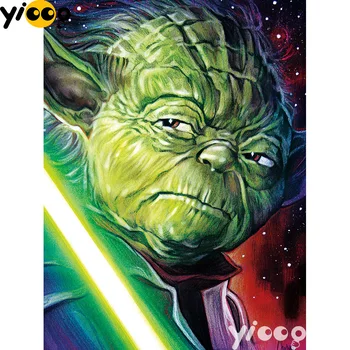 Diamond Embroidery Star wars DIY Diamond Painting Cross Stitch Yoda master Full Square Rhinestones mosaic Decoration AX0170
Diamond Embroidery Star wars DIY Diamond Painting Cross Stitch Yoda master Full Square Rhinestones mosaic Decoration AX0170