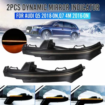 NEW Car LED Dynamic Turn Signal Light Smoked Side Wing Rearview Mirror Indicator Blinker Lamp For AUDI Q5 2018-on Q7 4M 2016-on
NEW Car LED Dynamic Turn Signal Light Smoked Side Wing Rearview Mirror Indicator Blinker Lamp For AUDI Q5 2018-on Q7 4M 2016-on