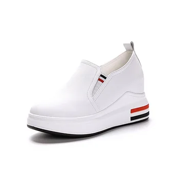 Shoes Woman Wedge Platform Sneakers 2020 Spring Female Shoes Casual Genuine Leather White Sneakers Breathable Zapatos Mujer
Shoes Woman Wedge Platform Sneakers 2020 Spring Female Shoes Casual Genuine Leather White Sneakers Breathable Zapatos Mujer