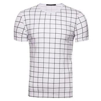 NEGIZBER Brand Qality 100 Cotton T Shirt Men Solid Plaid Short Sleeve Tees Fashion Slim Fit O-neck T Shirt Men Clothing
NEGIZBER Brand Qality 100 Cotton T Shirt Men Solid Plaid Short Sleeve Tees Fashion Slim Fit O-neck T Shirt Men Clothing