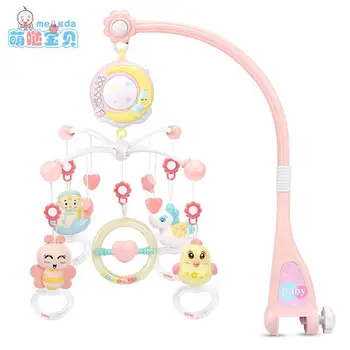 Music Rotating Bed Hanging Rattles Puzzle Toy with Remote Control for Baby Infant Bed Bell Musical Mobile Crib Bell Baby Toys
Music Rotating Bed Hanging Rattles Puzzle Toy with Remote Control for Baby Infant Bed Bell Musical Mobile Crib Bell Baby Toys
