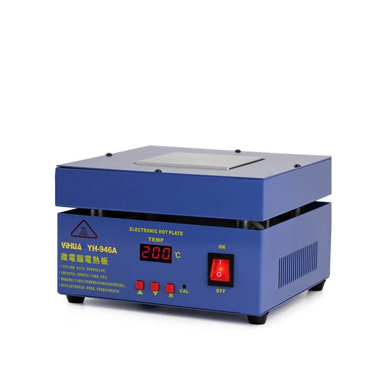 YIHUA 946A digital display heating platform Temperature-regulating micro-heating plate constant-temperature table heating table
YIHUA 946A digital display heating platform Temperature-regulating micro-heating plate constant-temperature table heating table
