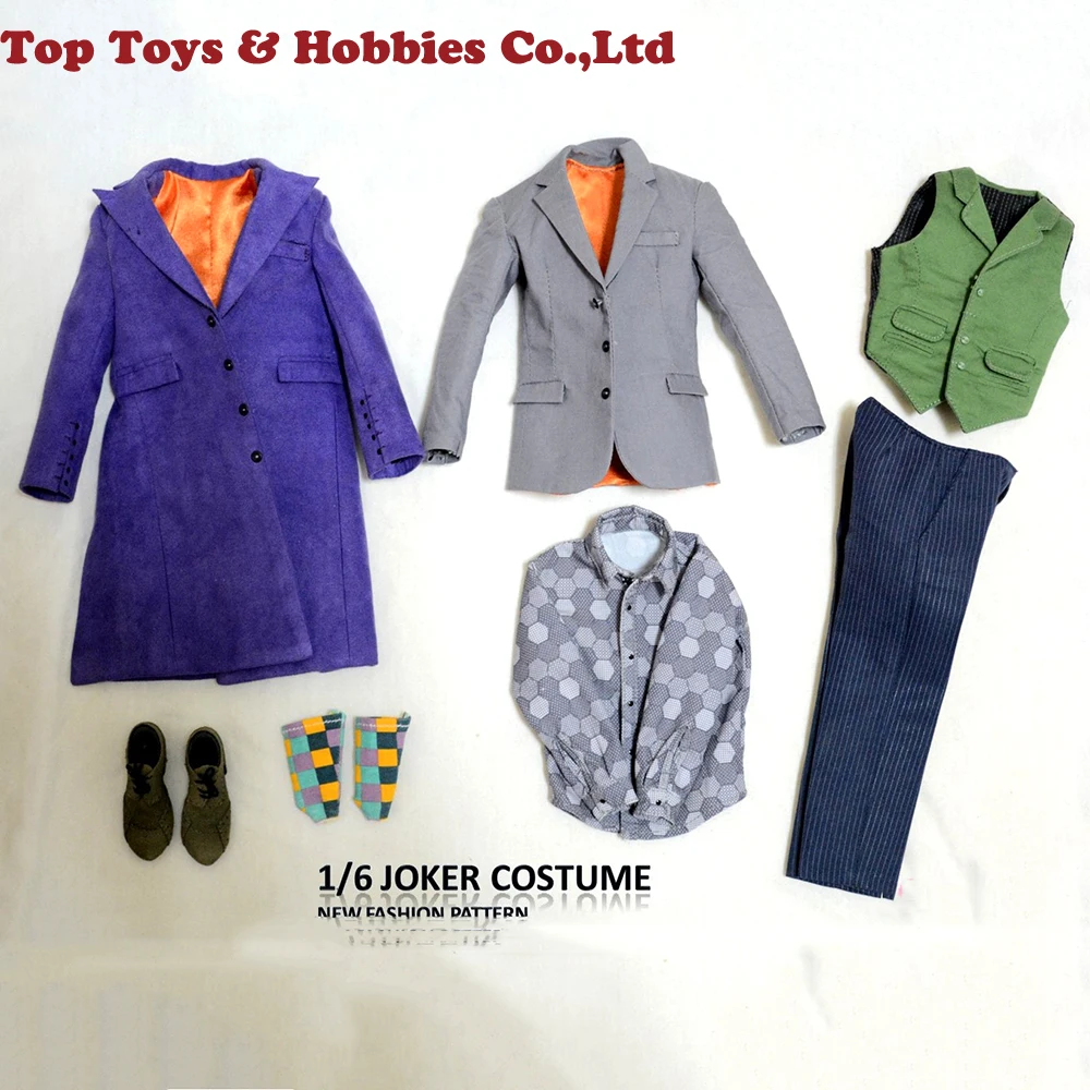 1/6 Scale Batman The Joker Purple Coat Suits Clown Costume Clothes for 12" DIY DX01 DX11 Action Figure
1/6 Scale Batman The Joker Purple Coat Suits Clown Costume Clothes for 12" DIY DX01 DX11 Action Figure