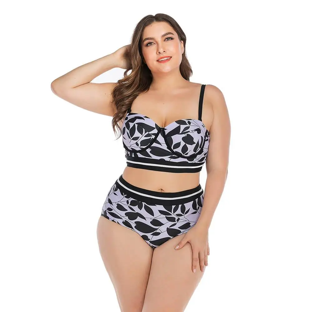 2019 Women Tankini Leaves Printed Strappy High Waist Swimwear Bikini Top Bottom Lady Plus Size Swimsuit Beach Swimming Suit
2019 Women Tankini Leaves Printed Strappy High Waist Swimwear Bikini Top Bottom Lady Plus Size Swimsuit Beach Swimming Suit