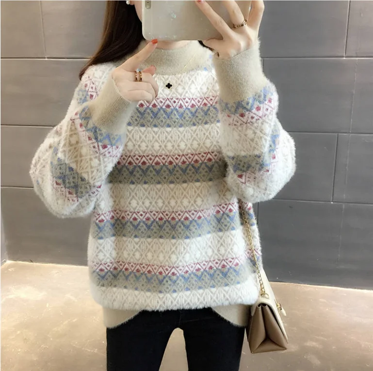 Women pullovers 2019 autumn and winter New o-neck Long Sleeve Women Sweater Solid Loose Casual Sweaters Korean Female Pullove
Women pullovers 2019 autumn and winter New o-neck Long Sleeve Women Sweater Solid Loose Casual Sweaters Korean Female Pullove