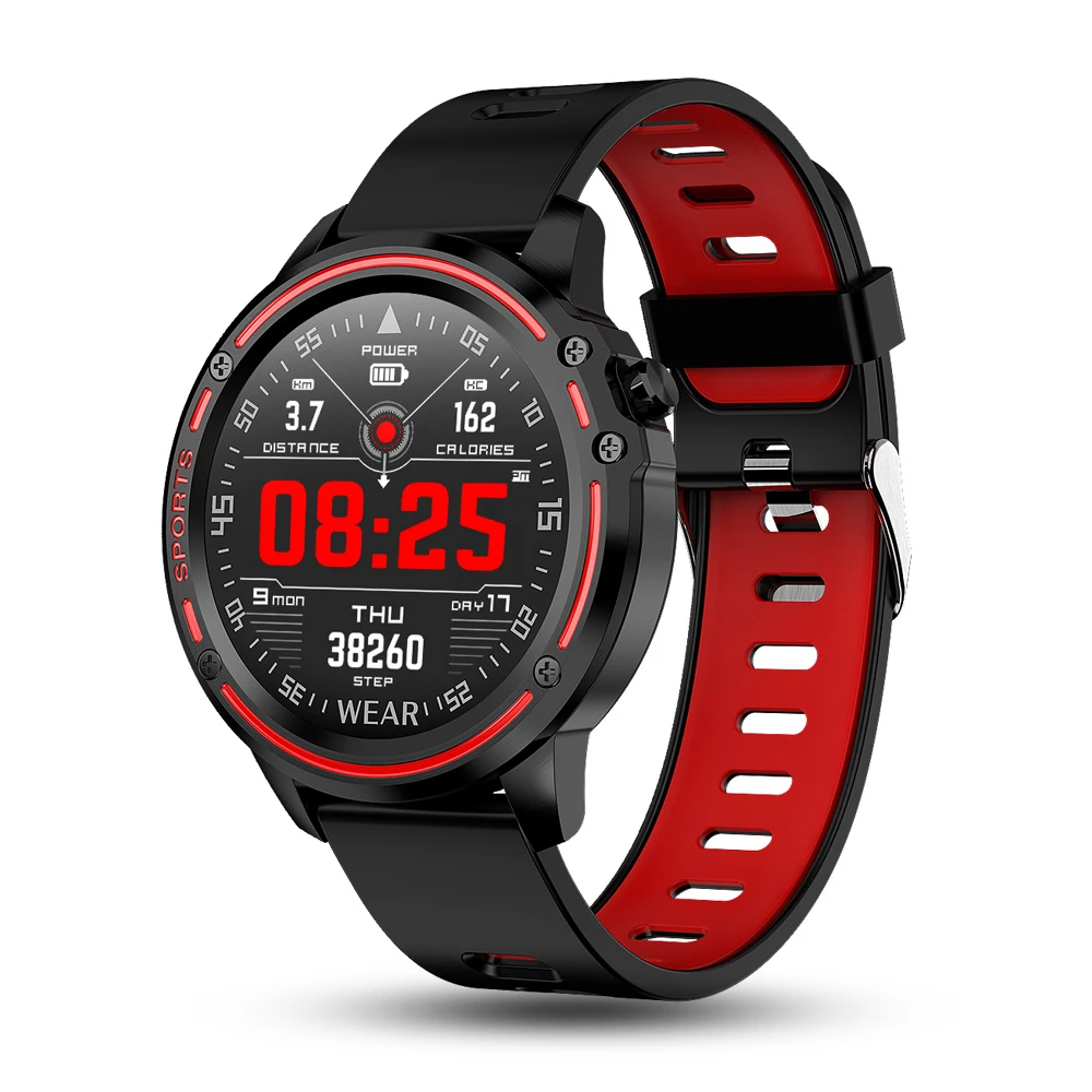 L8 Men's Smart Watch IP68 Waterproof with ECG Blood Pressure Heart Rate Monitor Information Reminder Sports Step Fitness Watch
L8 Men's Smart Watch IP68 Waterproof with ECG Blood Pressure Heart Rate Monitor Information Reminder Sports Step Fitness Watch