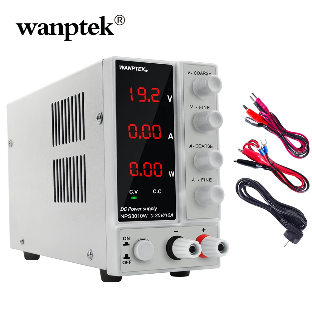 Wanptek Lab Power Supply Adjustable 120V 30V 6A 10A Digital Voltage Regulator Stabilizers regulated DC Switching Power Supplies 
Wanptek Lab Power Supply Adjustable 120V 30V 6A 10A Digital Voltage Regulator Stabilizers regulated DC Switching Power Supplies