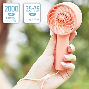 2020 Portable Mini USB Fan Handheld 2000mAH Rechargeable Handy Air Cooling Fan Suit For Indoor Outdoor 
2020 Portable Mini USB Fan Handheld 2000mAH Rechargeable Handy Air Cooling Fan Suit For Indoor Outdoor