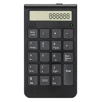 20 Keys 2.4G Wireless USB Keyboard Digital Display Interface Plug Play Large LED Display Screen Rechargeable Numeric Keypad
20 Keys 2.4G Wireless USB Keyboard Digital Display Interface Plug Play Large LED Display Screen Rechargeable Numeric Keypad
