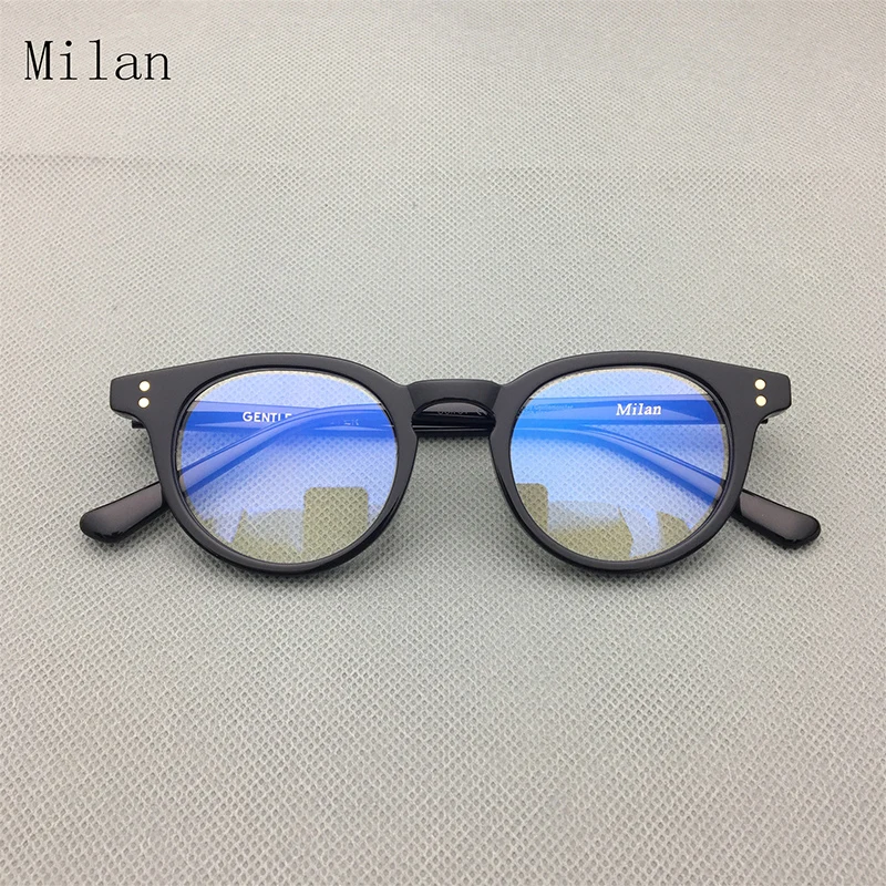 Gentle MILAN Glasses Frame Acetate Eyeglasses Frame Women Reading Round Glasses Men Small Face Frames Anti Blue Light Glasses
Gentle MILAN Glasses Frame Acetate Eyeglasses Frame Women Reading Round Glasses Men Small Face Frames Anti Blue Light Glasses