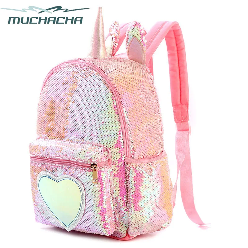 Fashion Teenage GIRL'S Student Book Bag Cute Cartoon Unicorn Paillette School Backpack
Fashion Teenage GIRL'S Student Book Bag Cute Cartoon Unicorn Paillette School Backpack