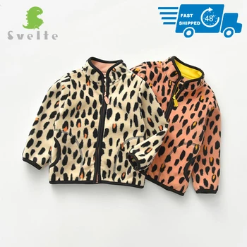 SVELTE for 2-7 Yrs Kid and Toddler Girl Fleece Jacket for Spring Fall Winter Clothes with Print Leopard Stripes
SVELTE for 2-7 Yrs Kid and Toddler Girl Fleece Jacket for Spring Fall Winter Clothes with Print Leopard Stripes