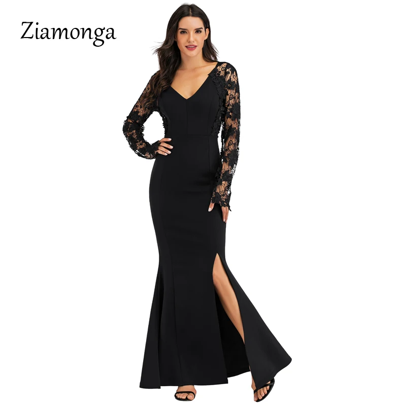 Ziamonga 2019 Русалка Формальные Вечеринка платья для женщин vestido de festa выпускного