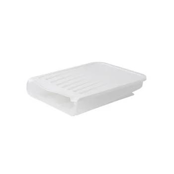 2Pcs Fridge Food Fresh Spacer Keeping Case Organizer Egg Anti Roll Plastic Trays Storage Container with Lid Sealed Stacking Box
2Pcs Fridge Food Fresh Spacer Keeping Case Organizer Egg Anti Roll Plastic Trays Storage Container with Lid Sealed Stacking Box