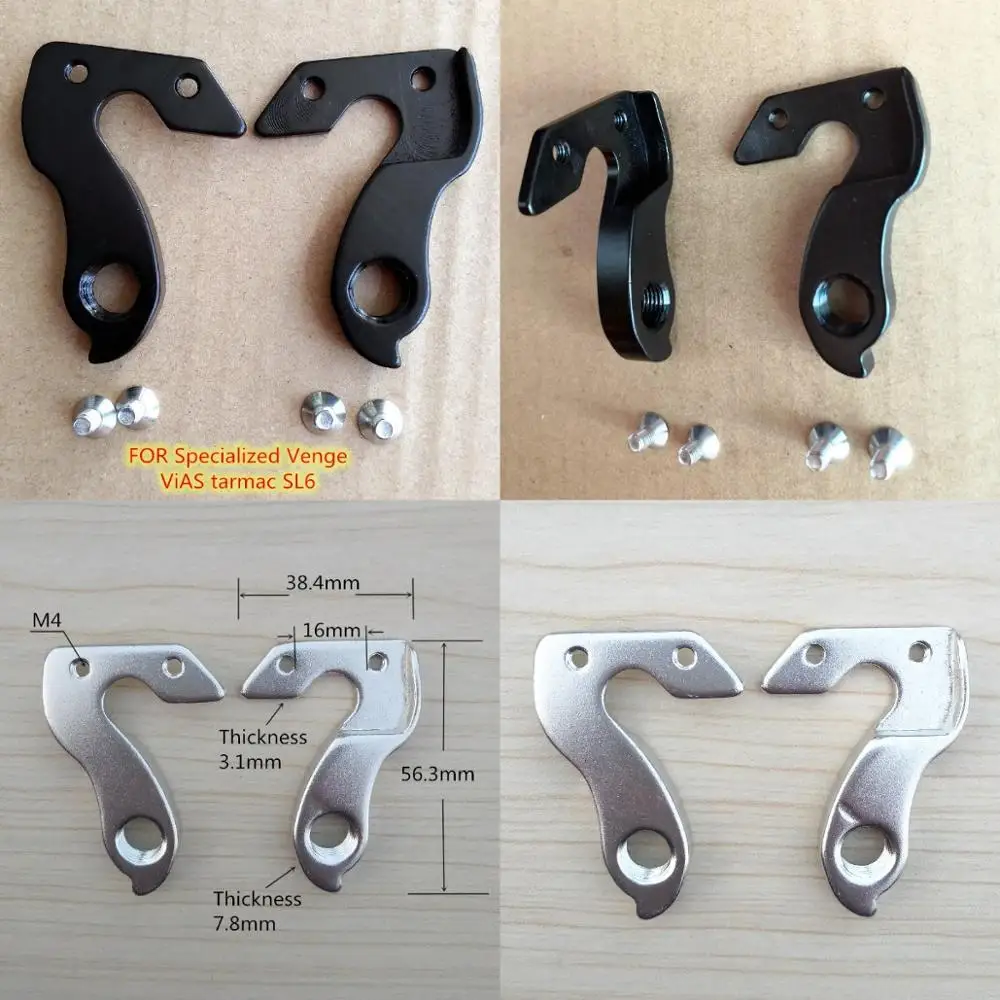 2pc Bicycle rear derailleur hanger For Specialized Venge ViAS tarmac SL6 specialized VENGE PRO VIIAS Cipollini RB1K MECH dropout
2pc Bicycle rear derailleur hanger For Specialized Venge ViAS tarmac SL6 specialized VENGE PRO VIIAS Cipollini RB1K MECH dropout