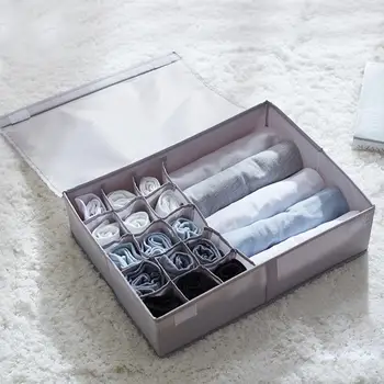 Oxford Cloth Underwear Necktie Socks Storage Box Container Organizer with Cover
Oxford Cloth Underwear Necktie Socks Storage Box Container Organizer with Cover