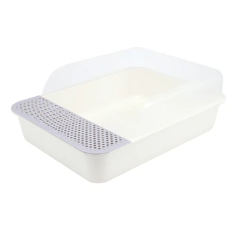 Pet Toilet Bedpan Anti Splash Cat Litter Box Cats Dog Tray with Scoop Kitten Dog Clean Toilet Home Plastic
Pet Toilet Bedpan Anti Splash Cat Litter Box Cats Dog Tray with Scoop Kitten Dog Clean Toilet Home Plastic