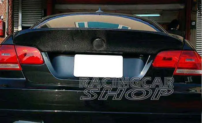 CSL STYLE ADD ON CARBON FIBER TRUNK SPOILER FOR BMW E92 3-SERIES 2D Coupe M3 330i 335i 328i 07-13