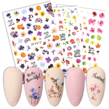 1 Sheet 3D Nail Sticker Autumn Theme Flowers And Leaves Colorful Transfer Stickers Slider DIY Nail Art Decoration Manicures
1 Sheet 3D Nail Sticker Autumn Theme Flowers And Leaves Colorful Transfer Stickers Slider DIY Nail Art Decoration Manicures