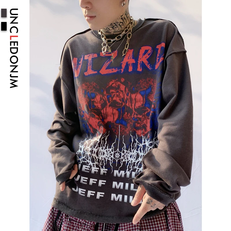 UNCLEDONJM Vintage Harajuku Sweatshirt Men Oversized Sweatshirt Men/Women Cotton Sweatshirts Autumn Winter Pullover YX25X24
UNCLEDONJM Vintage Harajuku Sweatshirt Men Oversized Sweatshirt Men/Women Cotton Sweatshirts Autumn Winter Pullover YX25X24
