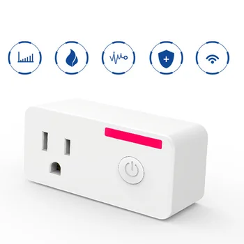 110V-240V WiFi Smart Socket Remote Control Outlet Socket Smart Plug Electrical Wall Sockets US plug Electric Socket
110V-240V WiFi Smart Socket Remote Control Outlet Socket Smart Plug Electrical Wall Sockets US plug Electric Socket