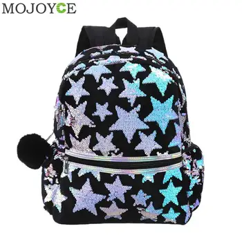 Fashion Star Sequins Backpack Women Casual Shoulder Schoolbags Teenage Girl Large Capacity Student Book Bag
Fashion Star Sequins Backpack Women Casual Shoulder Schoolbags Teenage Girl Large Capacity Student Book Bag