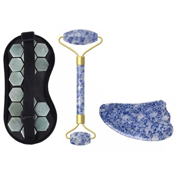 Physical Therapy Nature Jade Stone Germanium Tourmaline Sleep & Jade Roller and Gua Sha Set-Anti-Aging Face Roller
Physical Therapy Nature Jade Stone Germanium Tourmaline Sleep & Jade Roller and Gua Sha Set-Anti-Aging Face Roller
