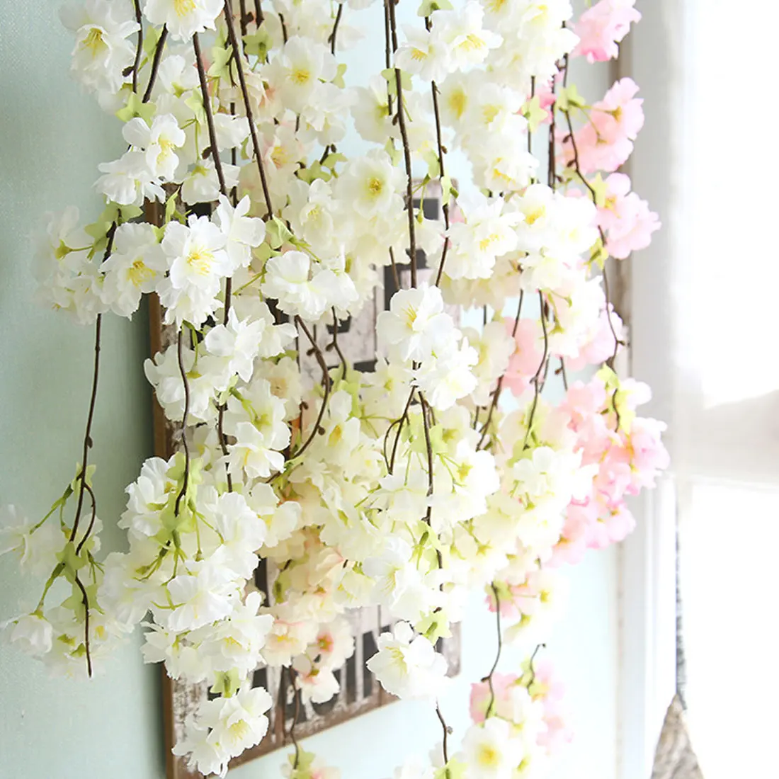 135cm Artificial Silk Flowers Japan Plum Cherry Blossoms Fake Flowers flores Sakura Tree Branches Wedding Home Room Decoration
135cm Artificial Silk Flowers Japan Plum Cherry Blossoms Fake Flowers flores Sakura Tree Branches Wedding Home Room Decoration
