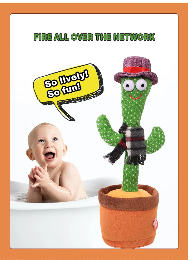 Dancing Cactus Toys Speak Electronic Plush Toys Twisting Singing Dancer Talking Novelty Funny Music Luminescent Gifts Bluetooth Dancing Cactus Toys Speak Electronic Plush Toys Twisting Singing Dancer Talking Novelty Funny Music Luminescent Gifts Bluetooth