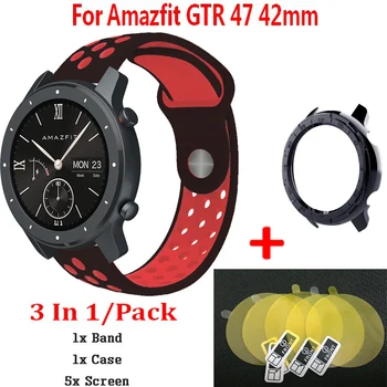 3 In1 Watch Band For Xiaomi Huami Amazfit GTR cover protective case Smart Bracelet Strap for Amazfit GTR 42mm/47mm Screen Film
3 In1 Watch Band For Xiaomi Huami Amazfit GTR cover protective case Smart Bracelet Strap for Amazfit GTR 42mm/47mm Screen Film