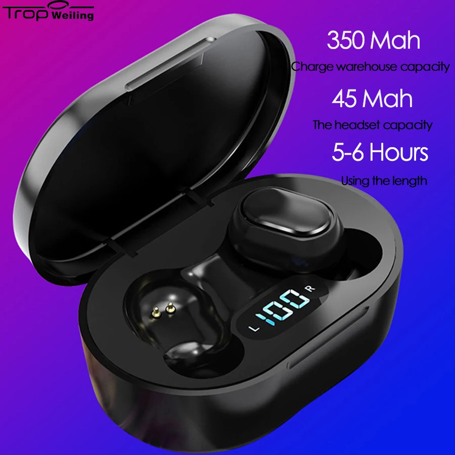 Trop Weiling Sport Gaming Headset Bluetooth Earphone with Mic Charging Box True Wireless Earphone Hifi Headphone with Microphone
Trop Weiling Sport Gaming Headset Bluetooth Earphone with Mic Charging Box True Wireless Earphone Hifi Headphone with Microphone