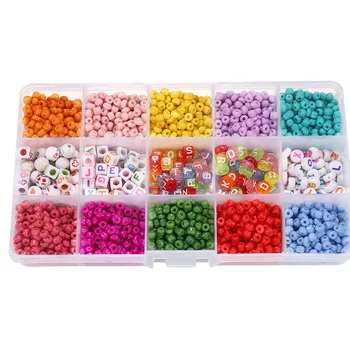 1 Box Beads Set Small Colorful Seed Beads Alphabet Letter Beads For Women Girls DIY Name Bracelets Necklace Earrings Jewelry
1 Box Beads Set Small Colorful Seed Beads Alphabet Letter Beads For Women Girls DIY Name Bracelets Necklace Earrings Jewelry