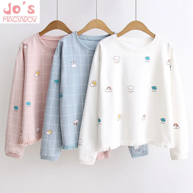 Winter Womens Plaid Hoodies Sweatshirts Ladies Long Sleeve O-neck Pullovers Tops female Harajuku Hooded Sweatshirts cute tops
Winter Womens Plaid Hoodies Sweatshirts Ladies Long Sleeve O-neck Pullovers Tops female Harajuku Hooded Sweatshirts cute tops