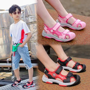 New Arrival Girl'S Sandals 2020 Fashion Summer Shoe Big KIDS Closed-toe Sports Beach Shoes Baby PURPLE PINK BAOTOU SANDALS
New Arrival Girl'S Sandals 2020 Fashion Summer Shoe Big KIDS Closed-toe Sports Beach Shoes Baby PURPLE PINK BAOTOU SANDALS
