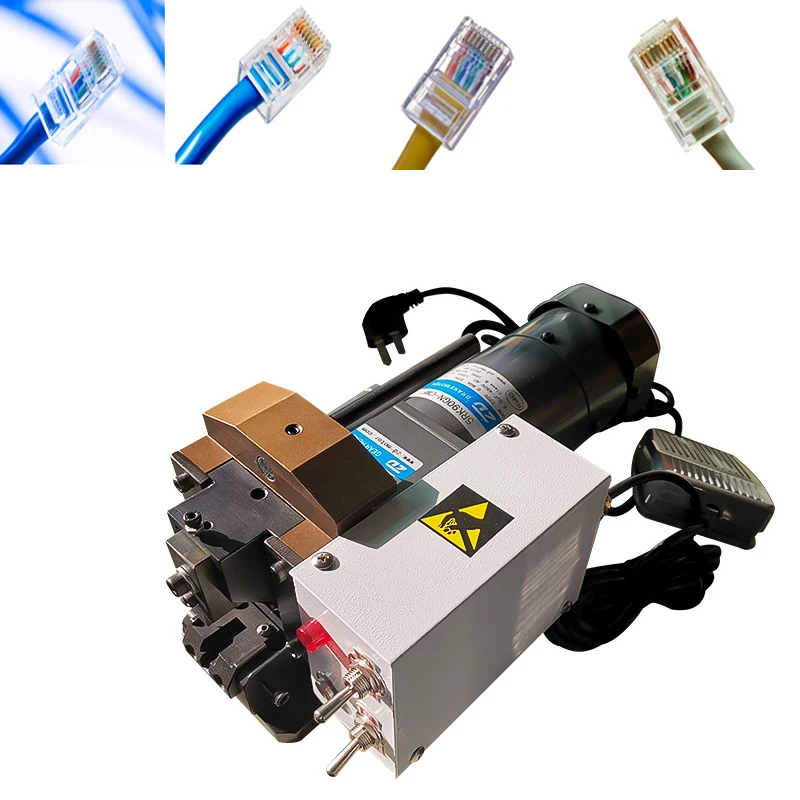 Cable Crimping Machine Telephone Line PC Crystal Head Forming Machine Pressure Line American Crystal Head Crimping Machine
Cable Crimping Machine Telephone Line PC Crystal Head Forming Machine Pressure Line American Crystal Head Crimping Machine