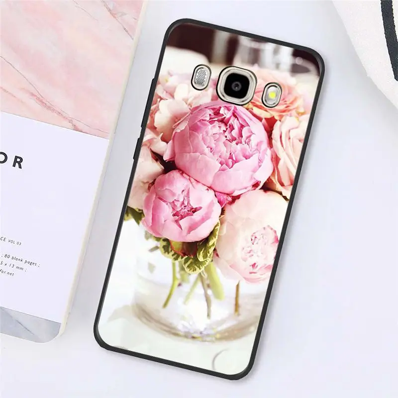 Elegant Pink Purple Peony Flower On the Vase