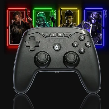 NS with audio switch pro wireless 6-axis gamepad SWITCH Bluetooth dual vibration controller, suitable for Android / PC / PS3
NS with audio switch pro wireless 6-axis gamepad SWITCH Bluetooth dual vibration controller, suitable for Android / PC / PS3