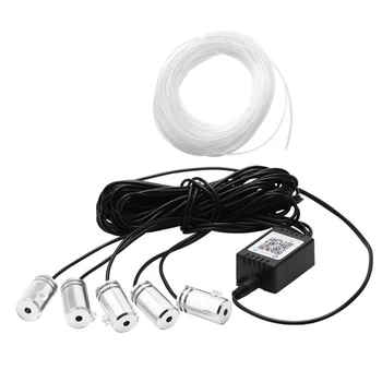RGB LED Strip Light APP Bluetooth Control for Car Interior Atmosphere Light Lamp E7CA
RGB LED Strip Light APP Bluetooth Control for Car Interior Atmosphere Light Lamp E7CA