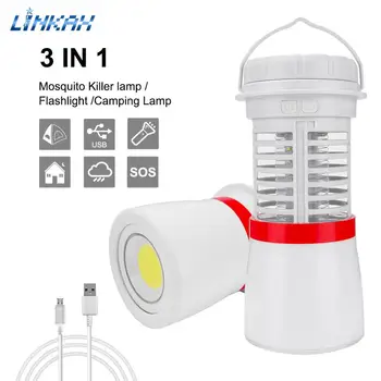 Multi-function 3 in 1 LED Mosquito Killer Lamp Portable Bug Insect COB + UV Flashlight Foldable USB rechargeable Camping Light
Multi-function 3 in 1 LED Mosquito Killer Lamp Portable Bug Insect COB + UV Flashlight Foldable USB rechargeable Camping Light