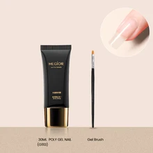 MEGIOR 30ML Poly Gel Nail Pink Nude Brown Clear Nail Extension Quickly Building Gel Acrylic Nails Enhancement Nail Art Design 
MEGIOR 30ML Poly Gel Nail Pink Nude Brown Clear Nail Extension Quickly Building Gel Acrylic Nails Enhancement Nail Art Design