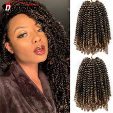 Dansama Fluffy Spring Twist Hair Crochet Braids 8 Inch Nubian Twist Crochet Hair Synthetic Braiding Hair Extensions Blonde Ombre
Dansama Fluffy Spring Twist Hair Crochet Braids 8 Inch Nubian Twist Crochet Hair Synthetic Braiding Hair Extensions Blonde Ombre