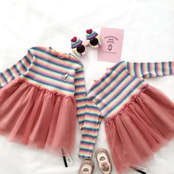 Tonytaobaby New Autumn and Winter Striped Mesh Dress for Girls Dress Girl Toddler Dress
Tonytaobaby New Autumn and Winter Striped Mesh Dress for Girls Dress Girl Toddler Dress