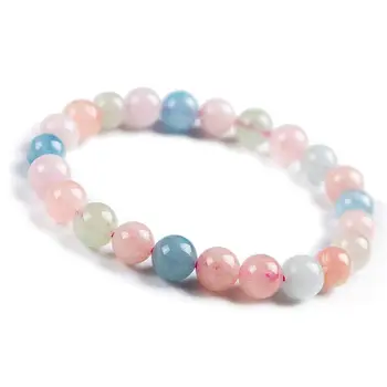 8mm Genuine Natural Morganite Jewelry For Women Lady Love Anniversary Colorful Round Beads Clear Stone Fashion Bracelet AAAAA
8mm Genuine Natural Morganite Jewelry For Women Lady Love Anniversary Colorful Round Beads Clear Stone Fashion Bracelet AAAAA