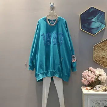 Spring 2020 New Sweatshirt Korean Style Sequins Digital Pattern O Neck Women Tops Loose Plus Size Women Clothes DMY2487
Spring 2020 New Sweatshirt Korean Style Sequins Digital Pattern O Neck Women Tops Loose Plus Size Women Clothes DMY2487