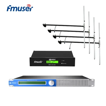 FMUSER 100W 150W FM Broadcast Transmitter+4*DP100 Antenna+Cable Set With Digital RDS Encoder Radio Data System Encoder For FM Ra
FMUSER 100W 150W FM Broadcast Transmitter+4*DP100 Antenna+Cable Set With Digital RDS Encoder Radio Data System Encoder For FM Ra
