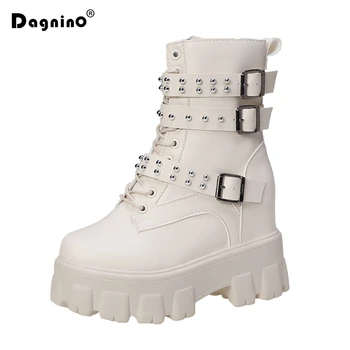 2020 New British Punk Style Boots Women Autumn Height Increasing Buckle Rivet Boots Winter Ladies 11cm Mid-Calf Equestrian Boots
2020 New British Punk Style Boots Women Autumn Height Increasing Buckle Rivet Boots Winter Ladies 11cm Mid-Calf Equestrian Boots