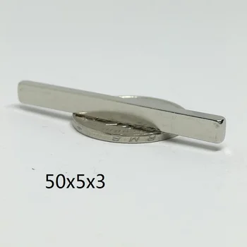 5 10 20 50pcs/lot magnet 50*5*3 N35 Strong NdFeB Rare Earth Magnet 50x5x3 Neodymium Magnets for moto
5 10 20 50pcs/lot magnet 50*5*3 N35 Strong NdFeB Rare Earth Magnet 50x5x3 Neodymium Magnets for moto