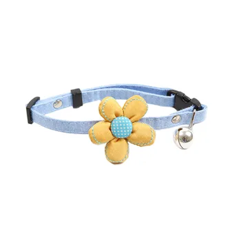 50PCS / LOT Pet Accessories Cat Bell Collar Little Fresh Flowers Teddy Poodle Adjustable Necklace 
50PCS / LOT Pet Accessories Cat Bell Collar Little Fresh Flowers Teddy Poodle Adjustable Necklace